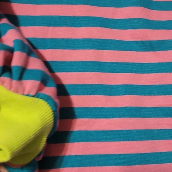 Oversized Striped Neon Sweater - Picture 12 of 14
